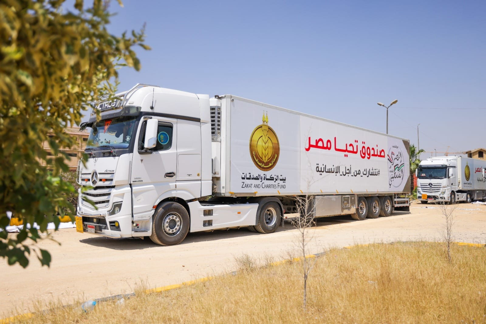 تحيا مصر وقافلة إغاثية لغزة