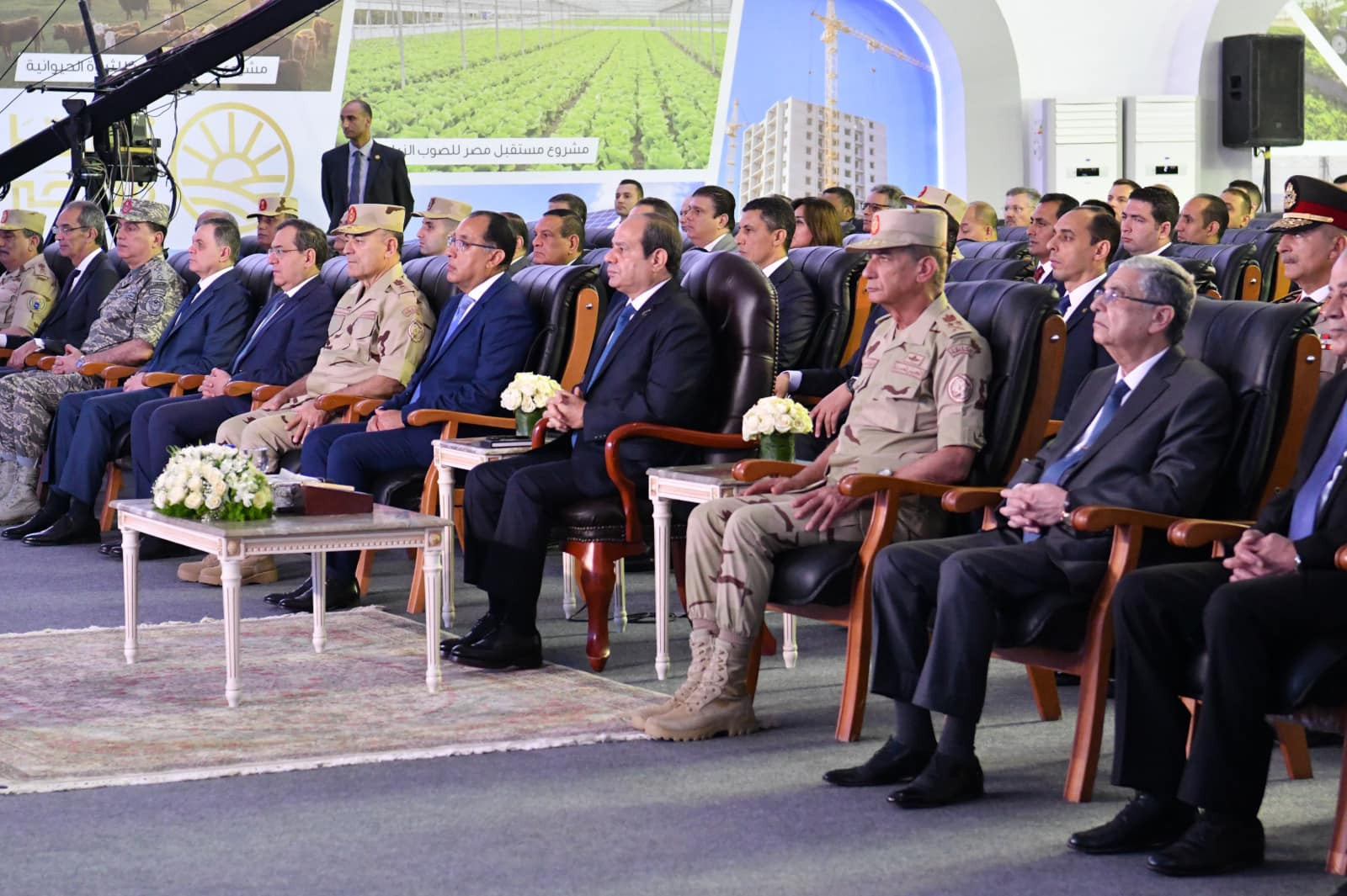 الرئيس السيسي يفتتح مشروع مستقبل مصر