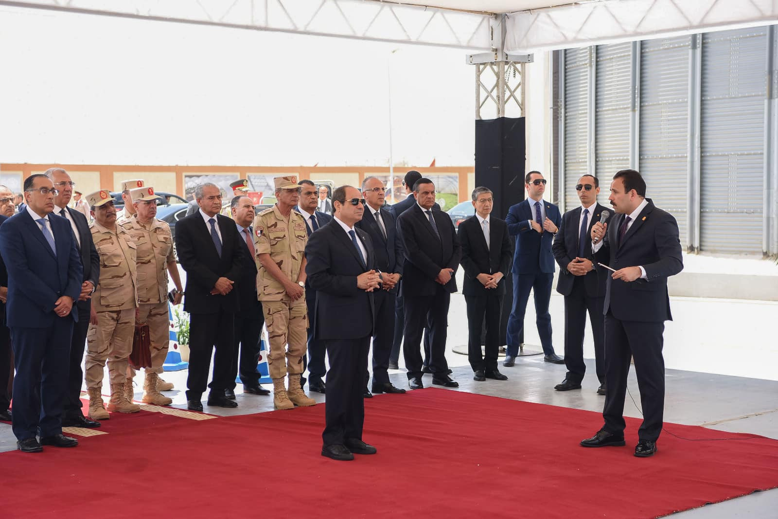 الرئيس السيسي يفتتح مشروع مستقبل مصر