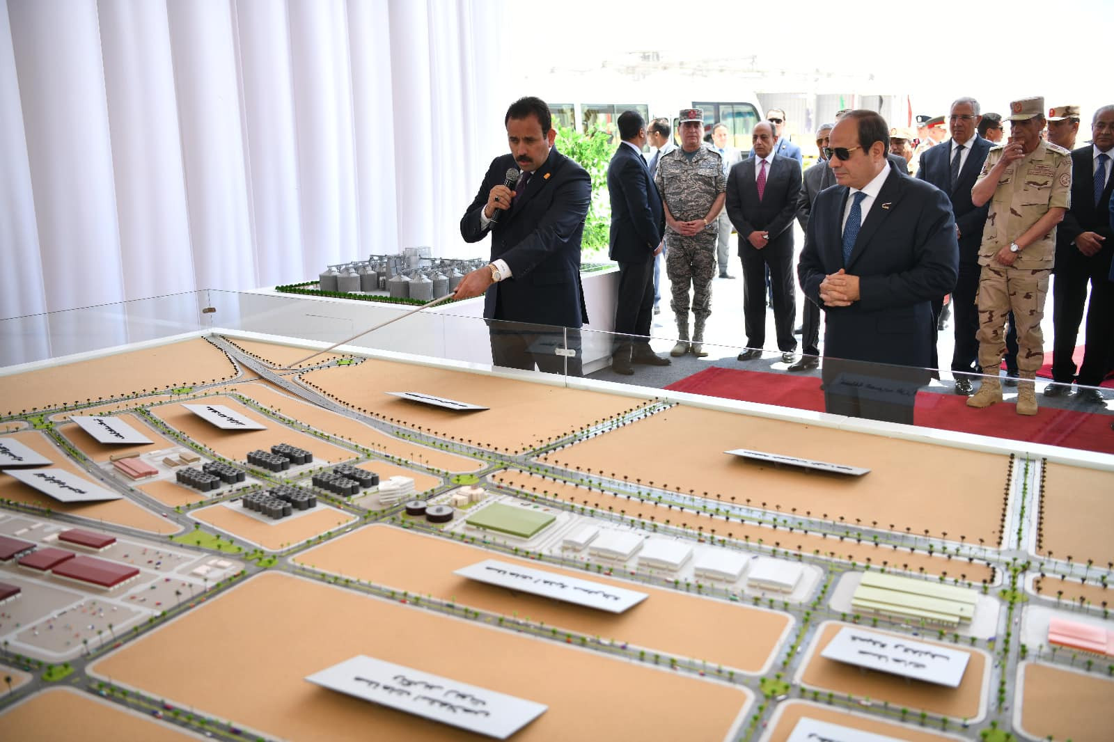 الرئيس السيسي يفتتح مشروع مستقبل مصر