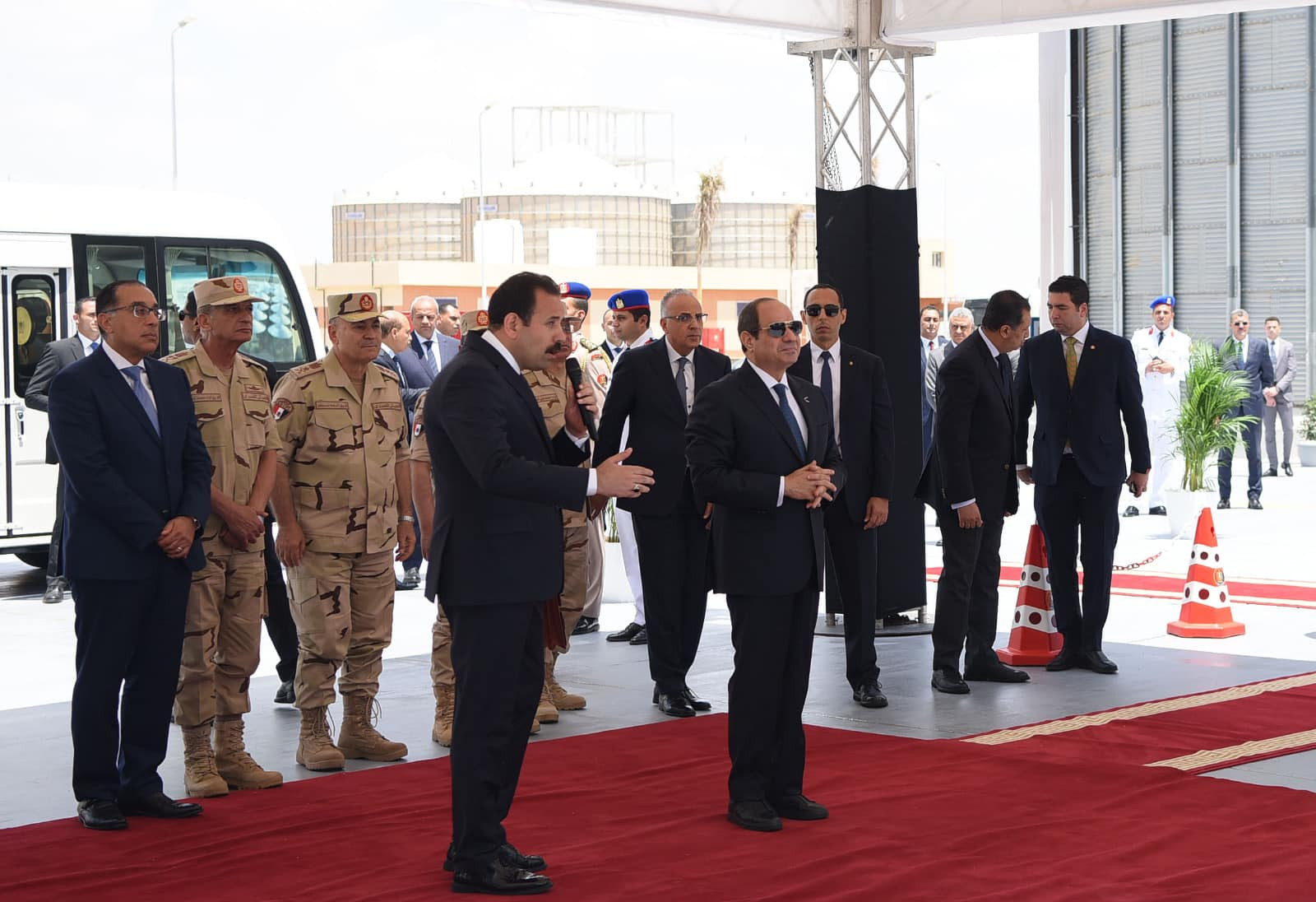 الرئيس السيسي يفتتح مشروع مستقبل مصر