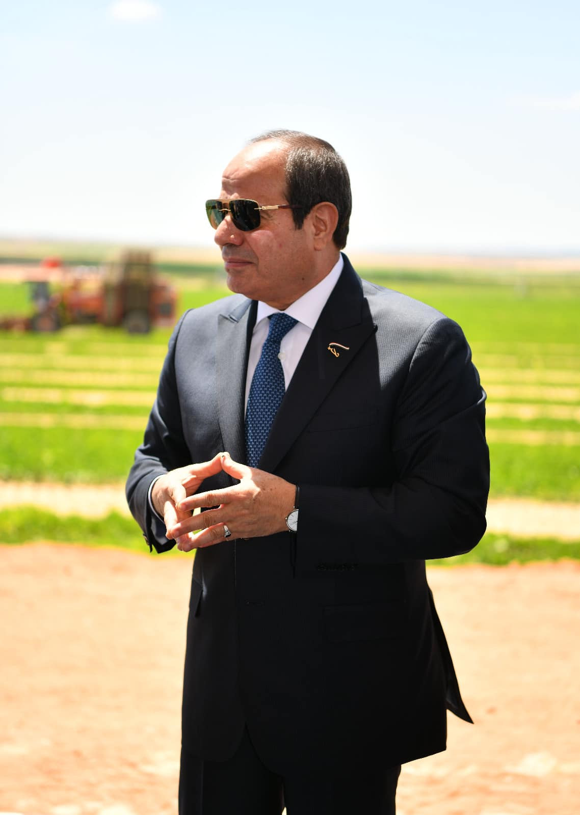 الرئيس السيسي يفتتح مشروع مستقبل مصر