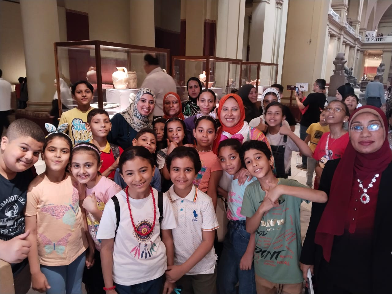 الزائرين المصرييين بمتاحف الآثار