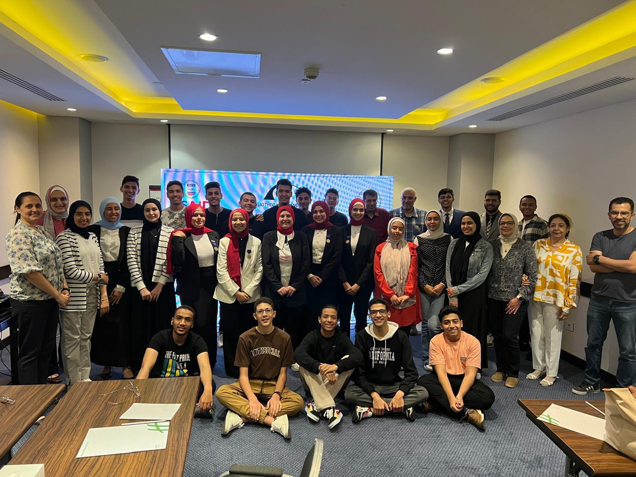 الطلاب الفائزين بمسابقة isef