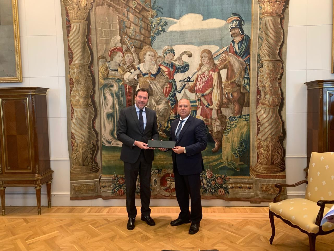 وزير النقل ونظيره الإسباني