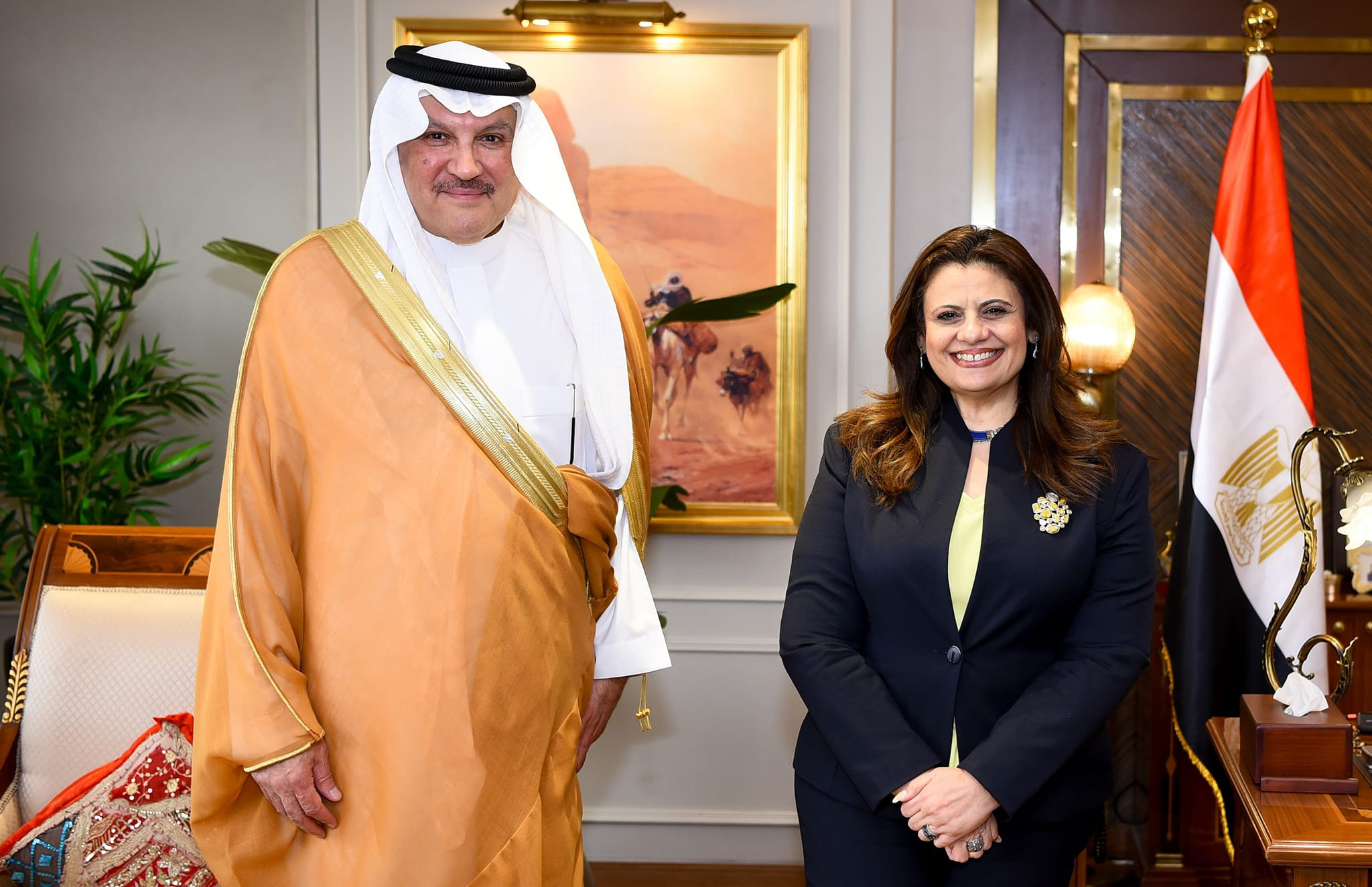 وزيرة الهجرة