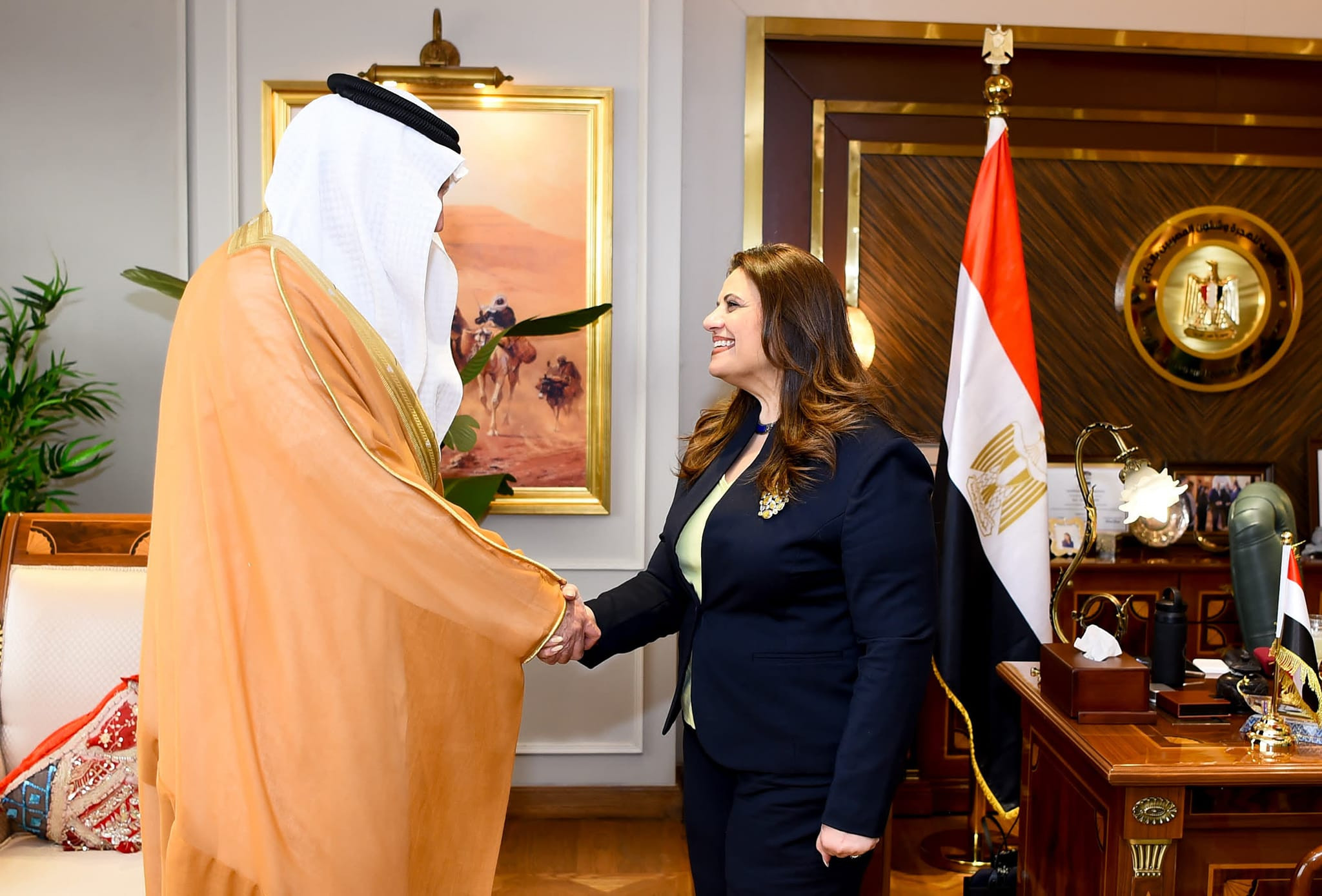 وزيرة الهجرة