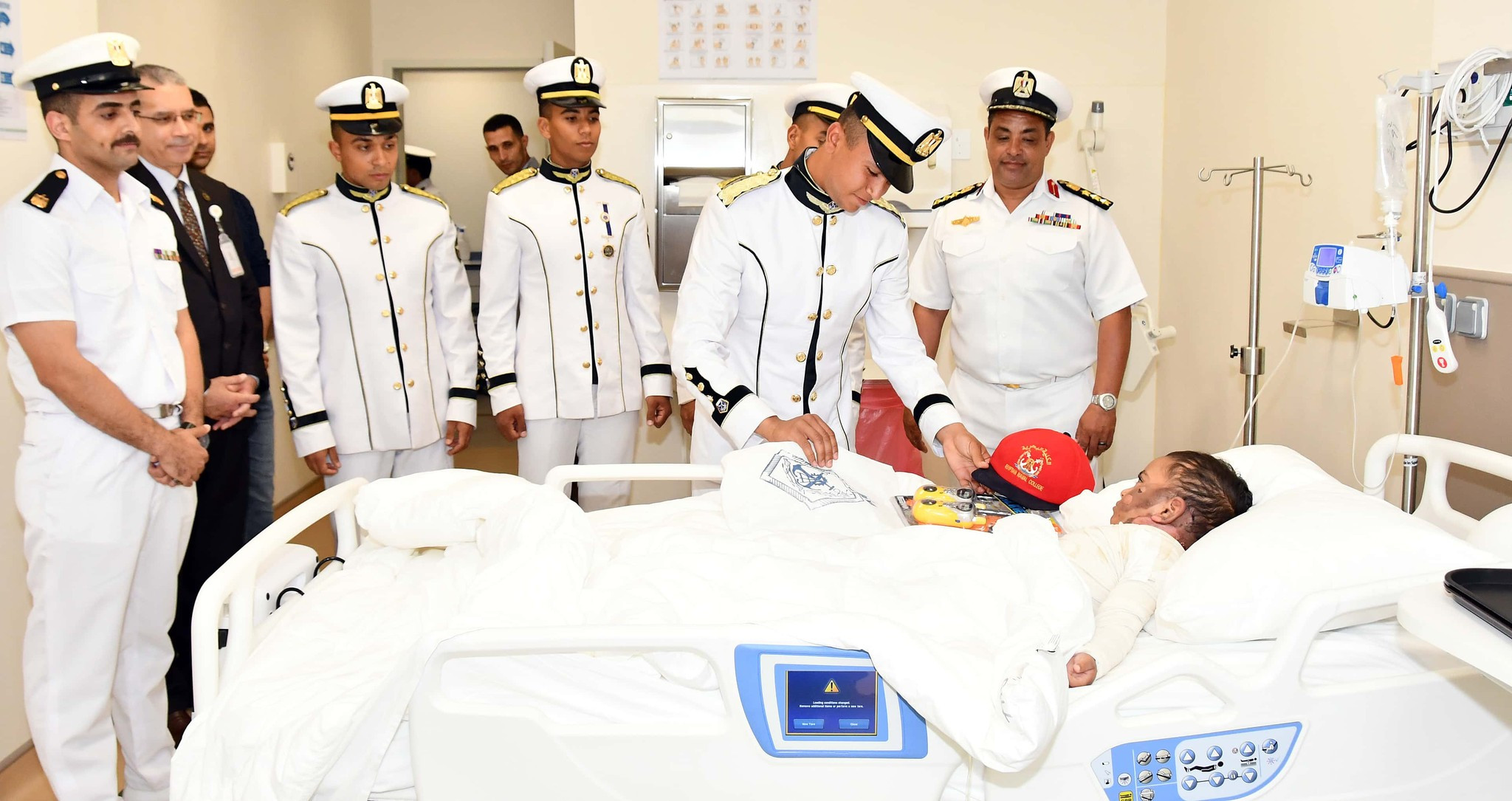 يارة لطلبة الكلية البحرية لمستشفى أهل مصر