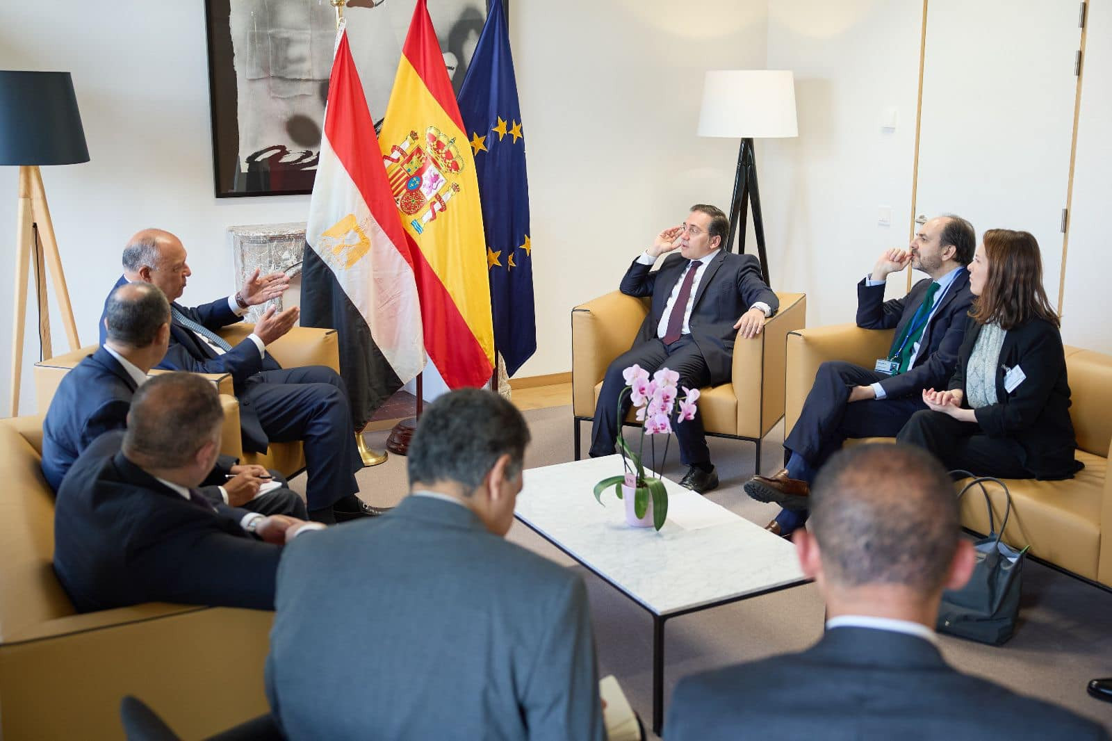 شكري ونظيره الإسباني