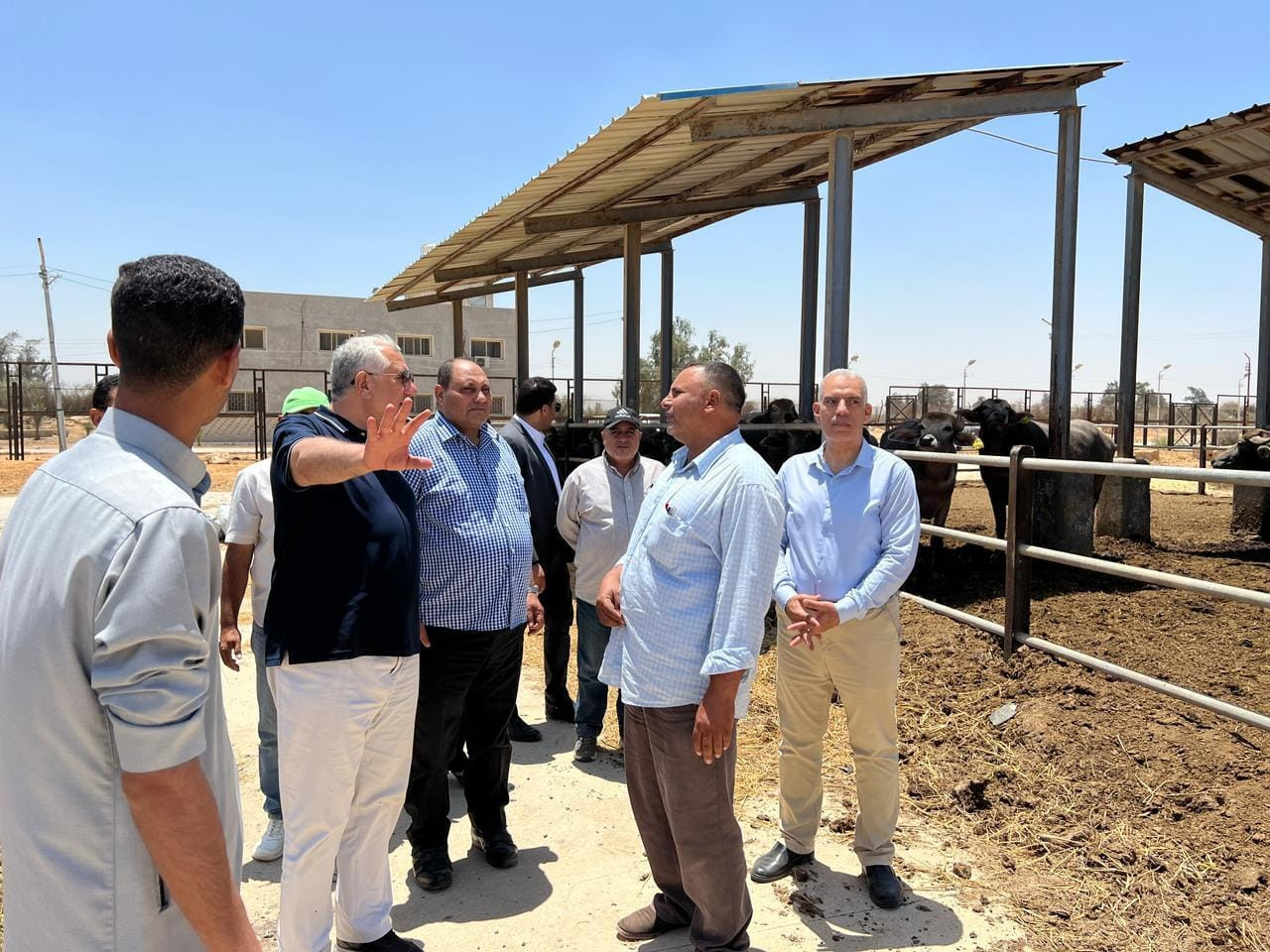 وزير الزراعة في العامرية