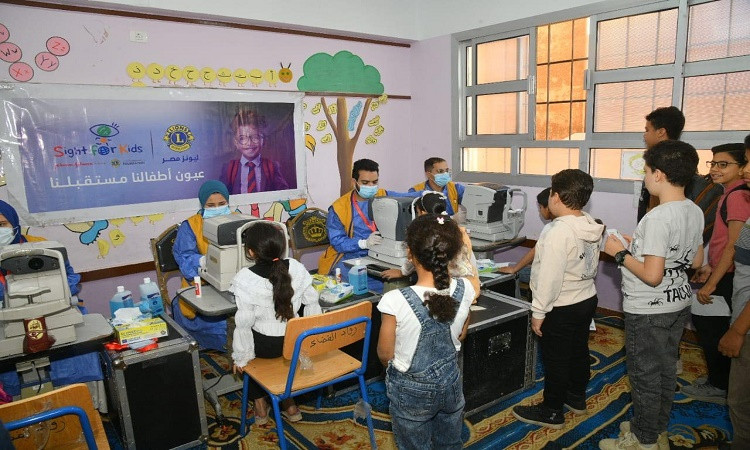 إجراءعمليات لـ90طالبًا وطالبة بالمرحلة الأخيرة لمبادرة عيون أطفالنا