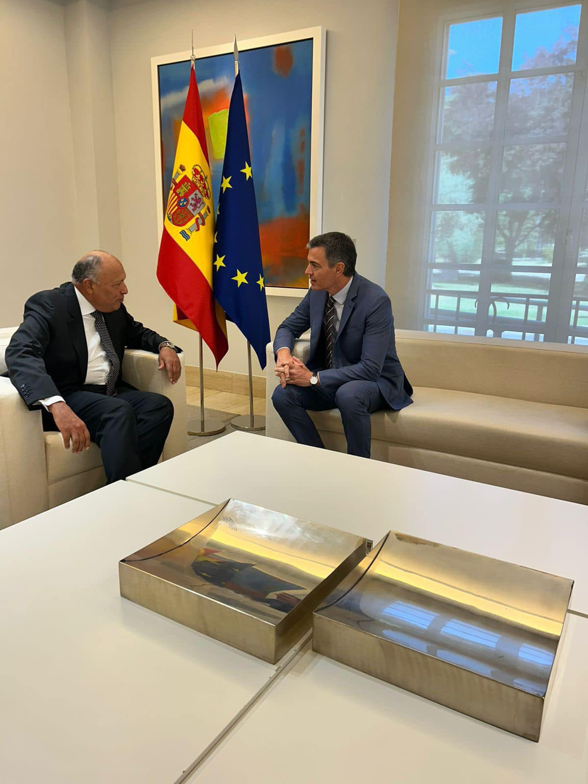 شكري ونظيره الإسباني