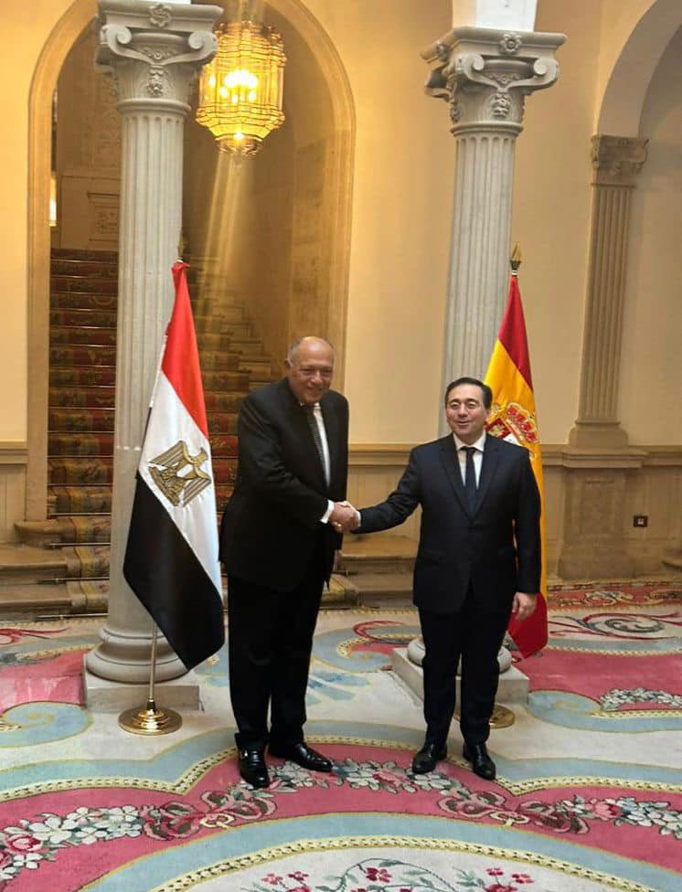 شكري ونظيره الإسباني