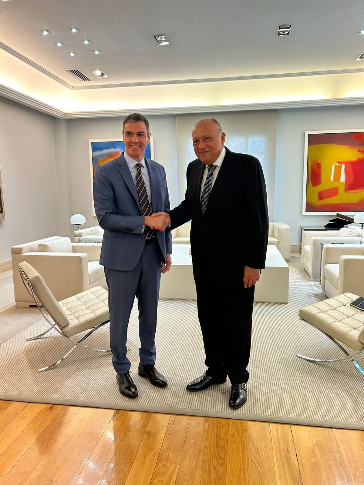 شكري ونظيره الإسباني