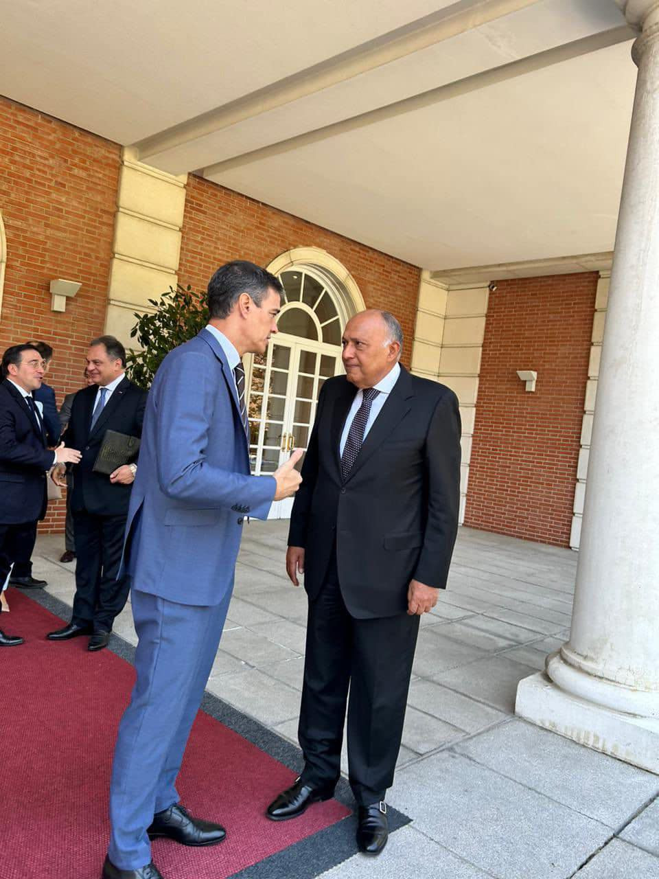 شكري ونظيره الإسباني