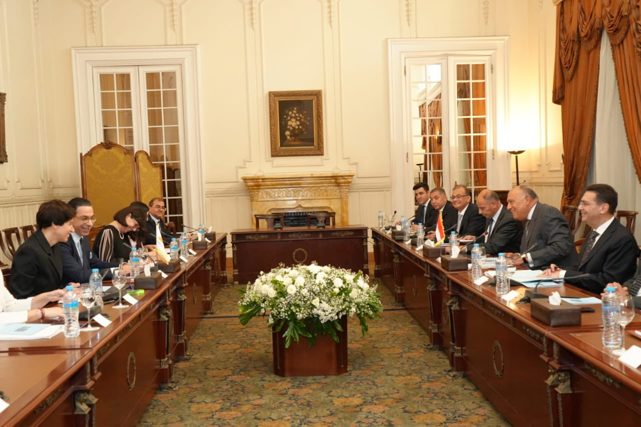 شكري ونظيره القبرصي