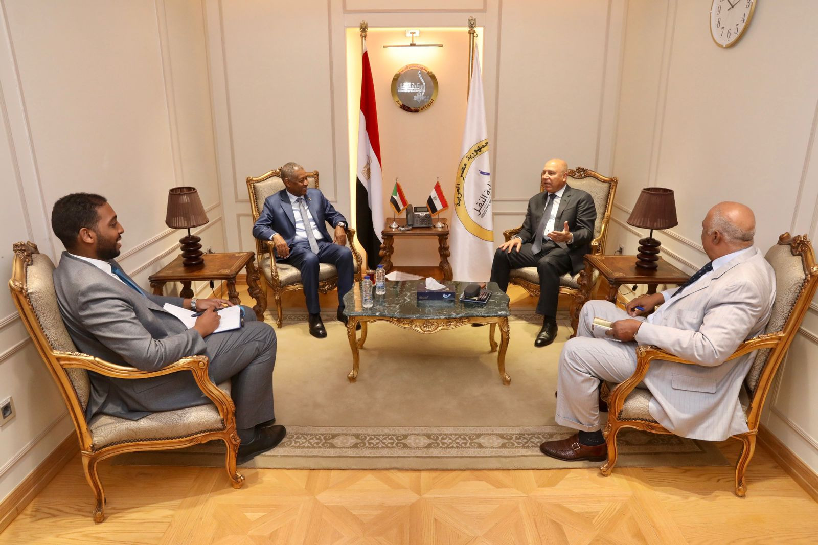 وزير النقل ونظيره السوداني