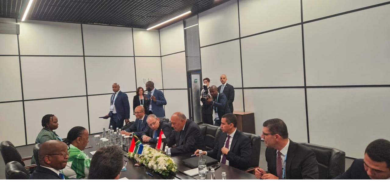 شكري ونظيرته الجنوب إفريقية