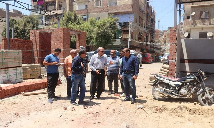 محافظ القليوبية يقود حملة مكبرة لإزالة الإشغالات من شوارع بنها