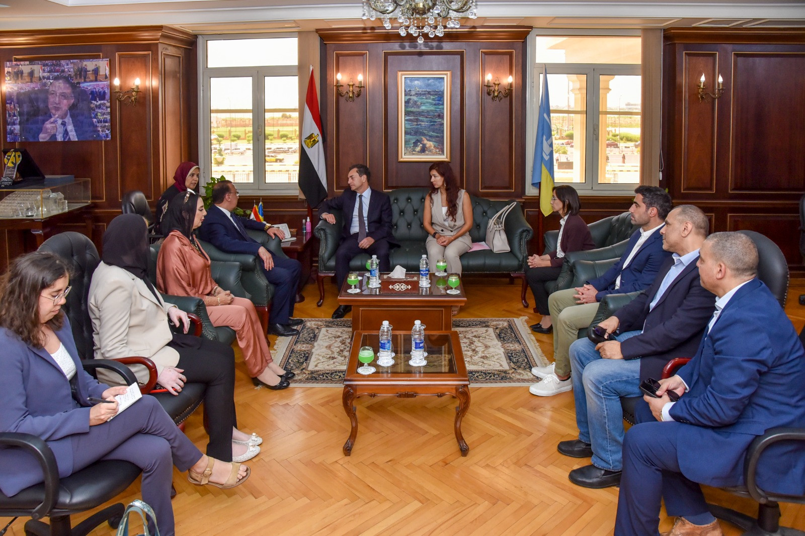 سفير فرنسا ومحافظ الأسكندرية