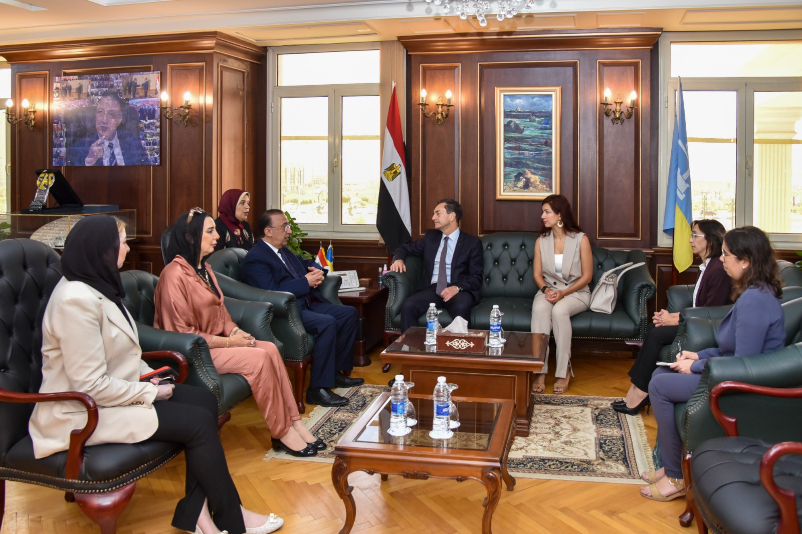 سفير فرنسا ومحافظ الأسكندرية