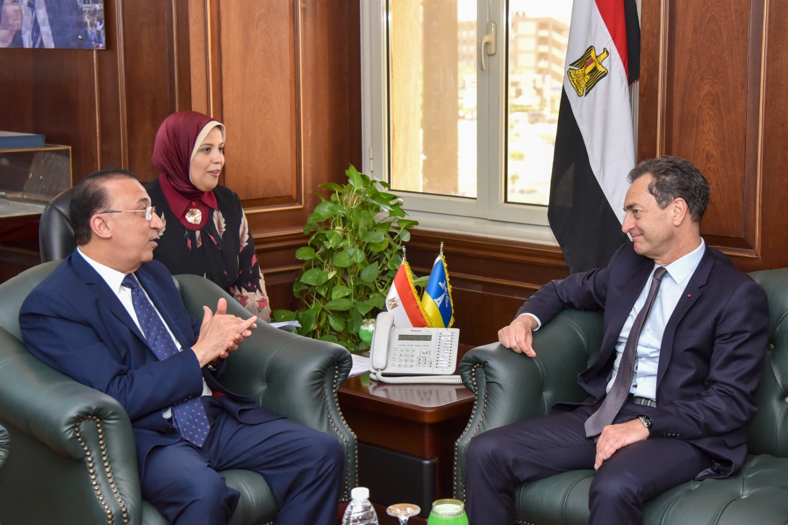 سفير فرنسا ومحافظ الأسكندرية