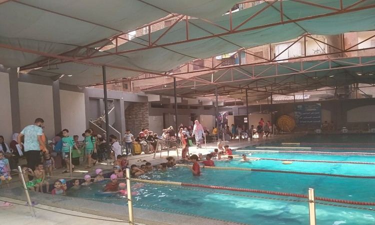 لجنة الشباب والرياضة بالقليوبية تتابع7حمامات سباحة بإدارة الخانكة