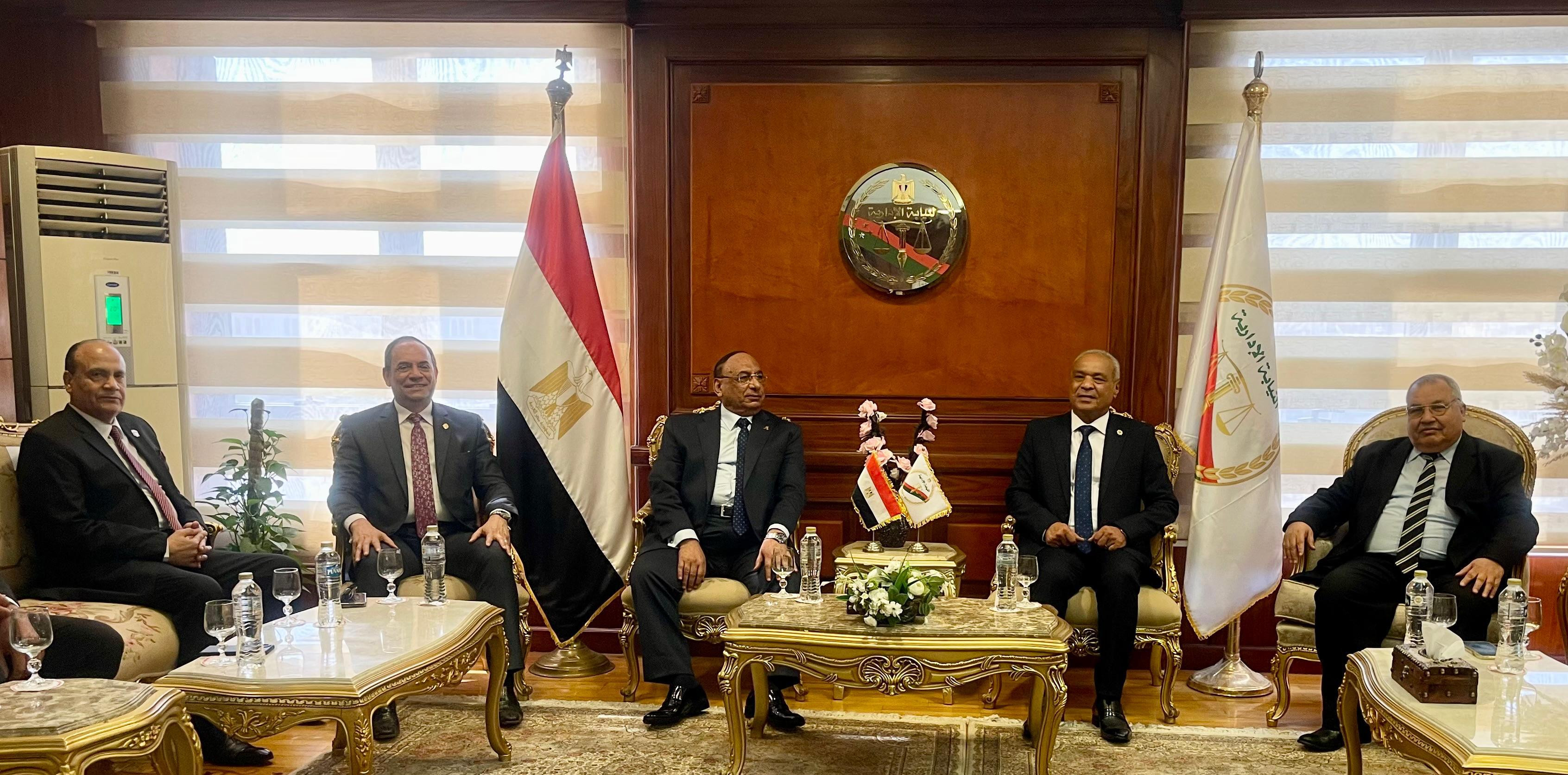 رئيس النيابة الإدارية ورئيس هيئة قضايا الدولة
