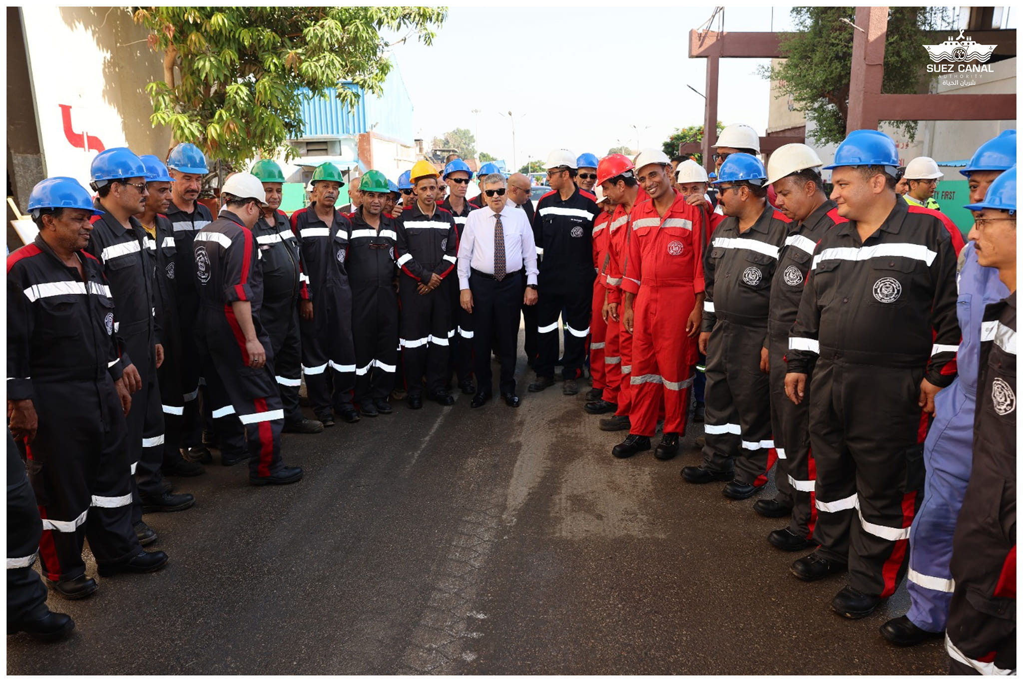 جاء ذلك خلال تفقده، اليوم الأربعاء، شركة ترسانة السويس البحرية إحدى ال