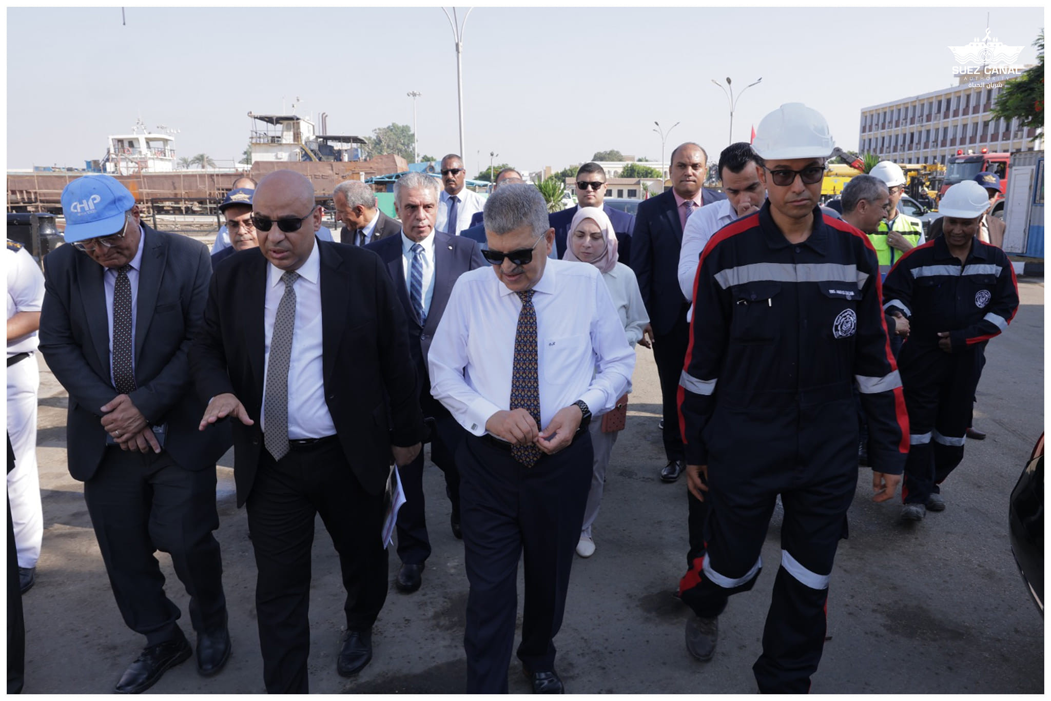 جاء ذلك خلال تفقده، اليوم الأربعاء، شركة ترسانة السويس البحرية إحدى ال