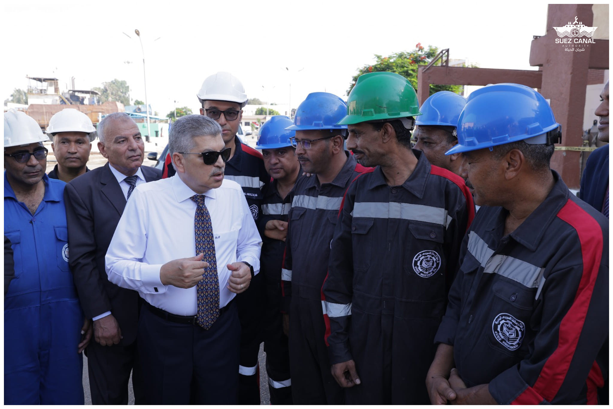 جاء ذلك خلال تفقده، اليوم الأربعاء، شركة ترسانة السويس البحرية إحدى ال