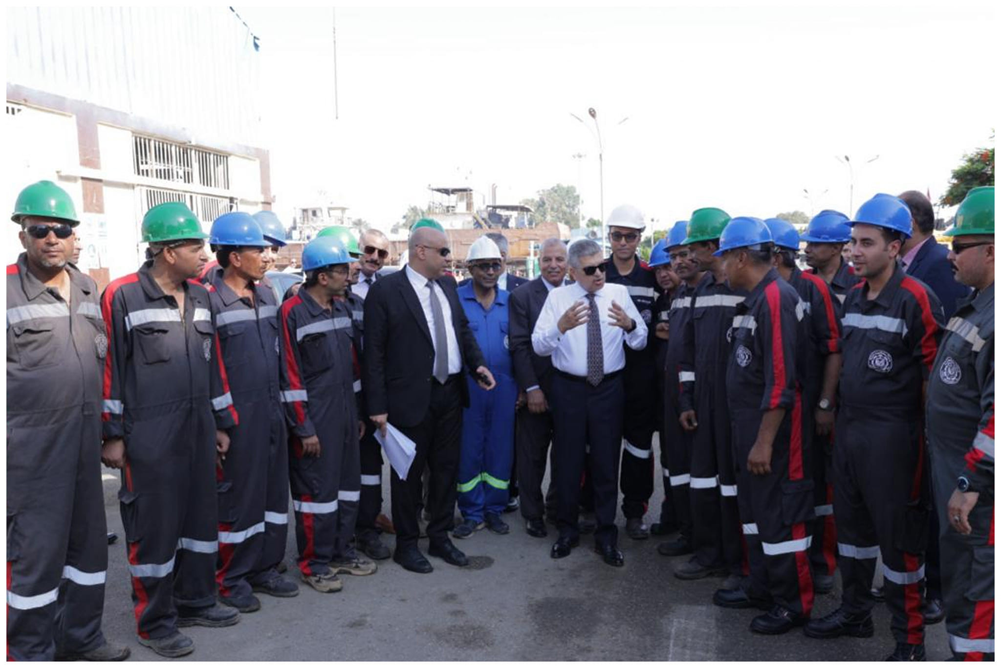 جاء ذلك خلال تفقده، اليوم الأربعاء، شركة ترسانة السويس البحرية إحدى ال