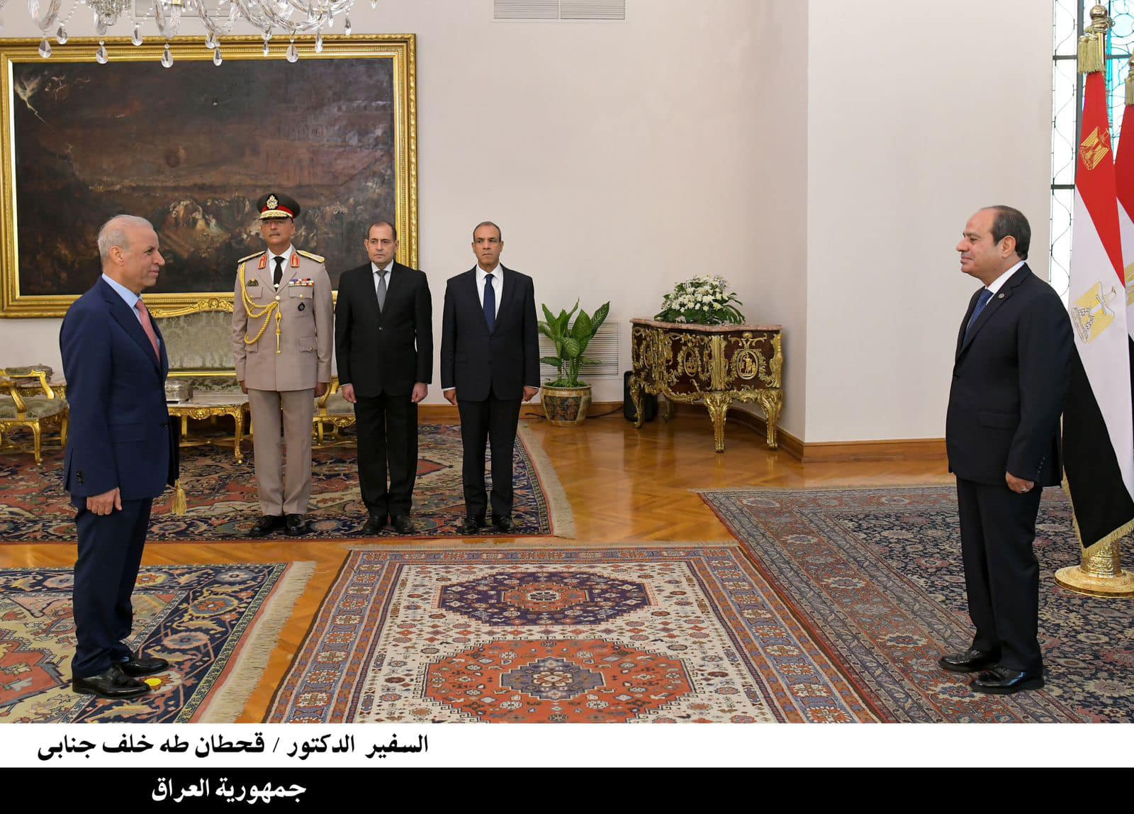 الرئيس السيسي يتسلم أوراق اعتماد 12 سفيرا