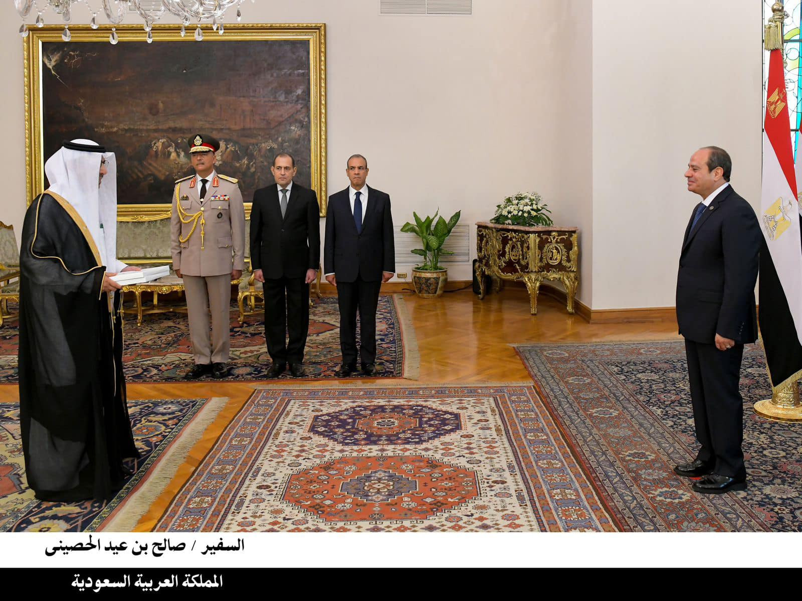 الرئيس السيسي يتسلم أوراق اعتماد 12 سفيرا