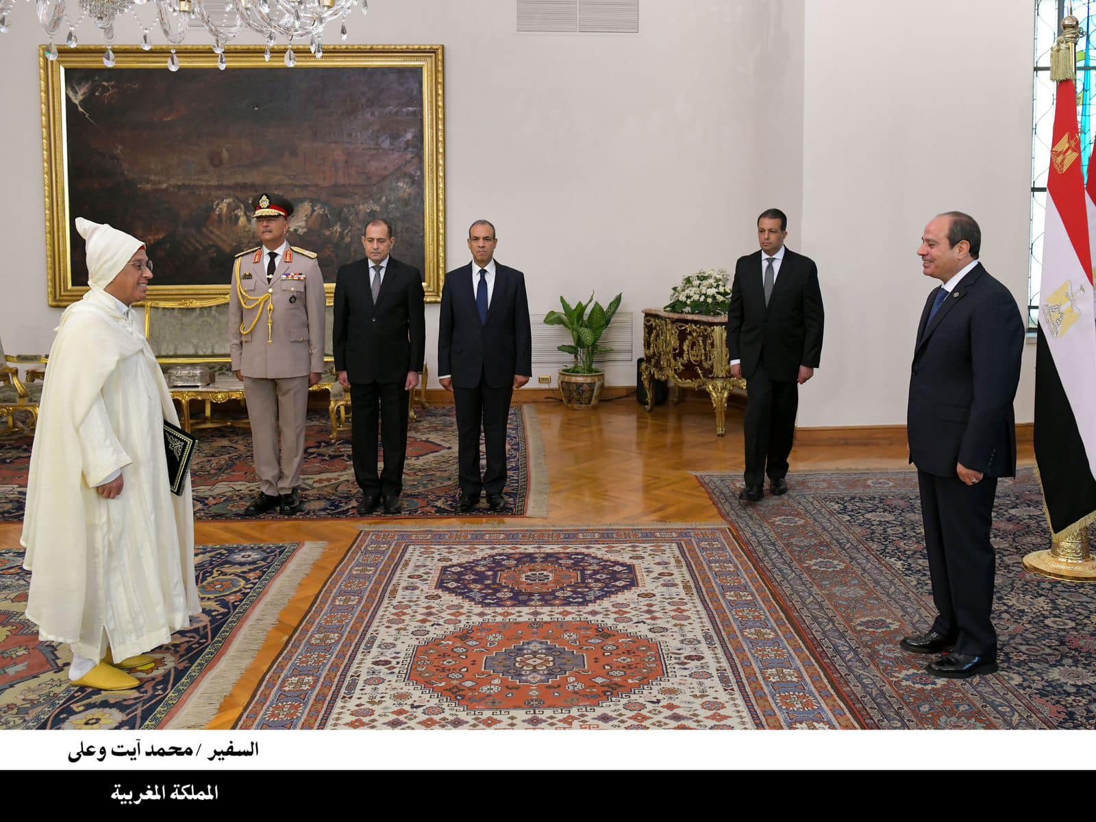 الرئيس السيسي يتسلم أوراق اعتماد 12 سفيرا