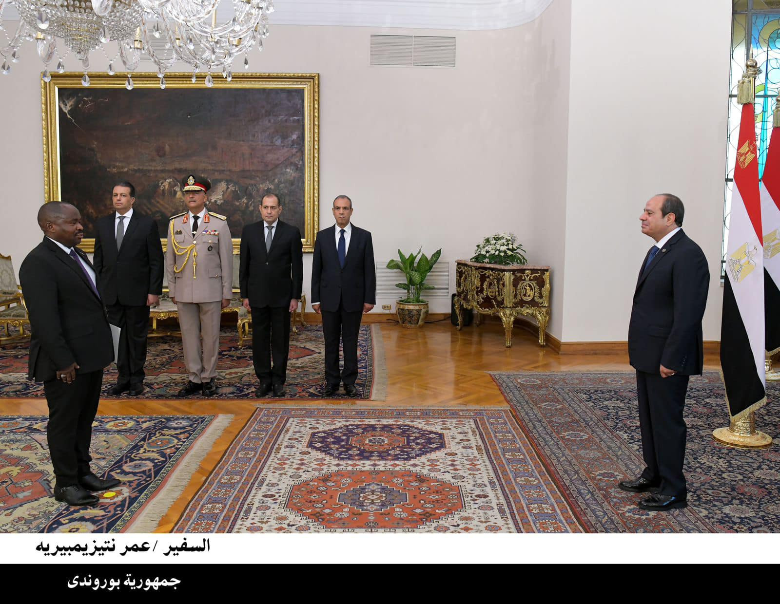 الرئيس السيسي يتسلم أوراق اعتماد 12 سفيرا