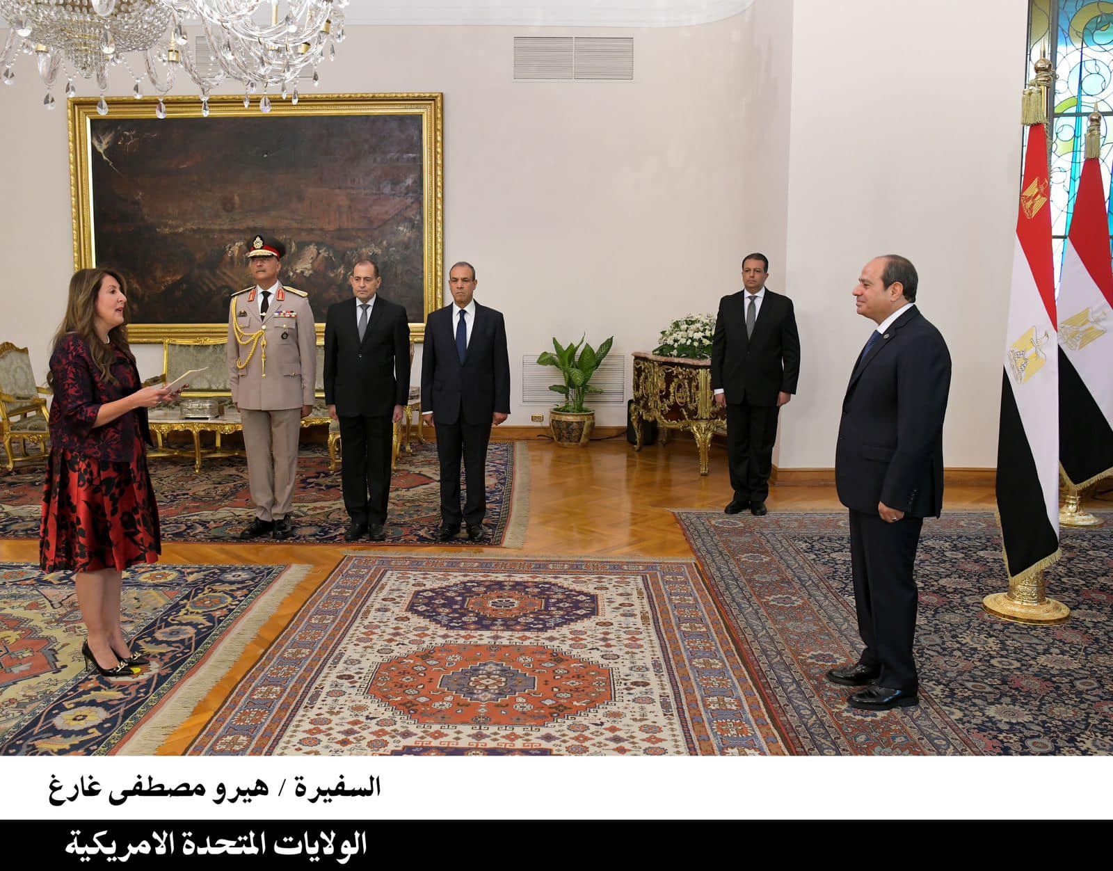 الرئيس السيسي يتسلم أوراق اعتماد 12 سفيرا