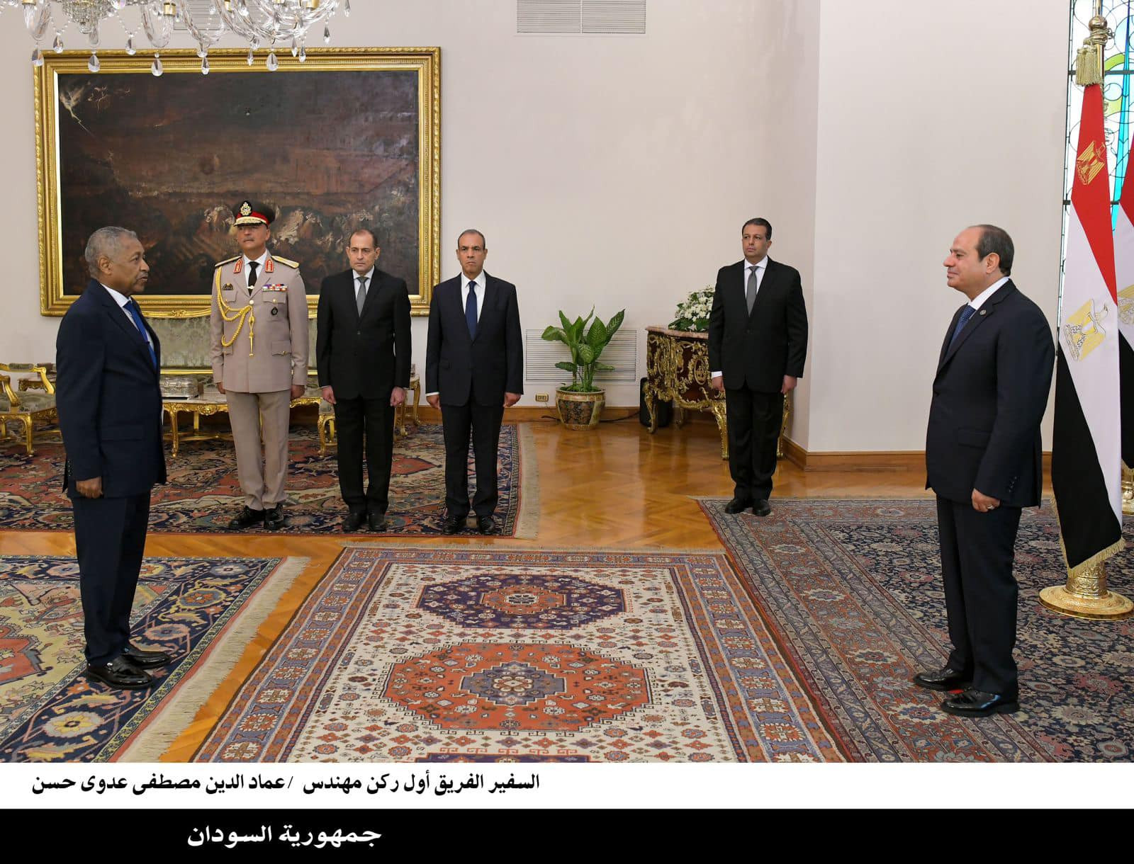 الرئيس السيسي يتسلم أوراق اعتماد 12 سفيرا