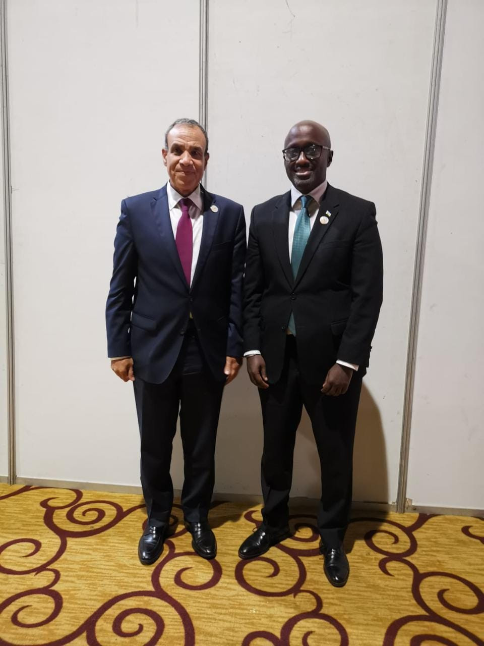 وزير الخارجية ووزير خارجية رواندا