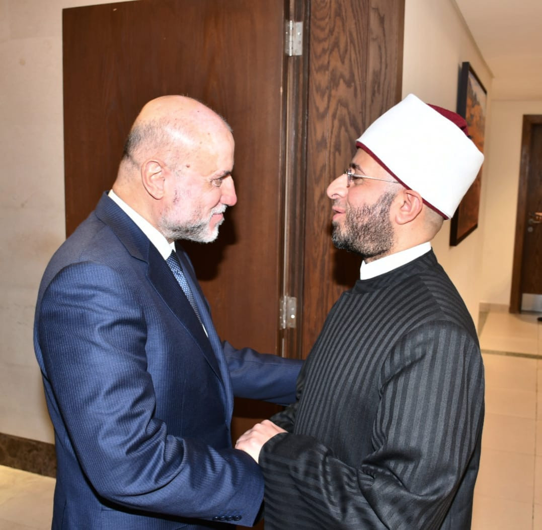 وزير الأوقاف وقاضي قضاة فلسطين