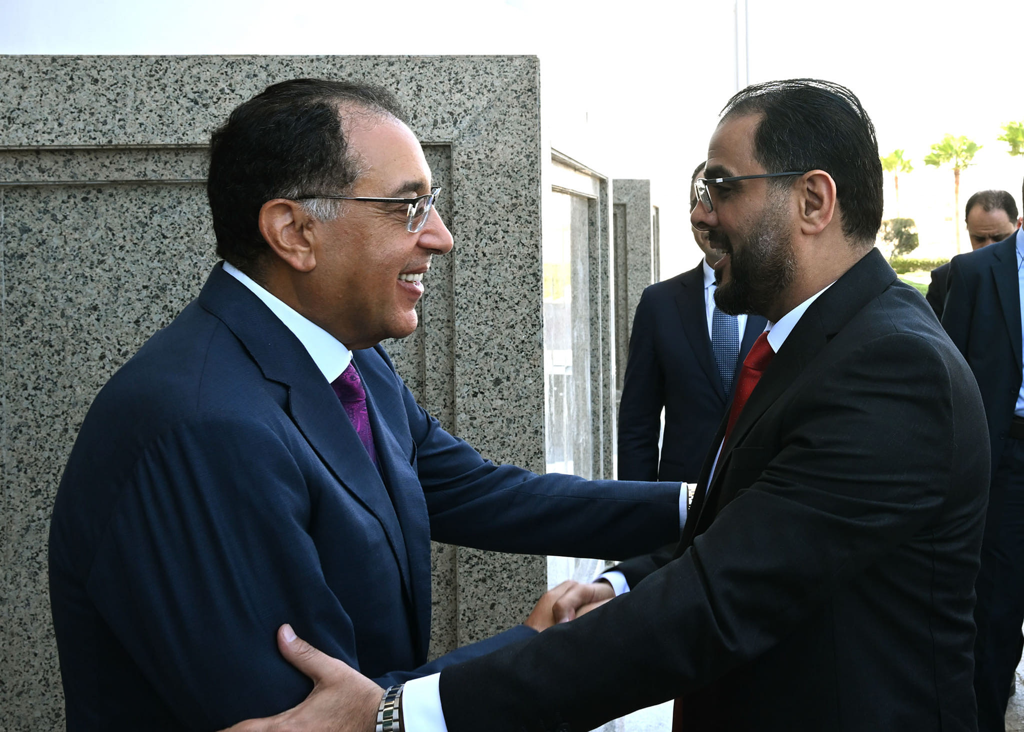 رئيس الوزراء ونظيره الليبي