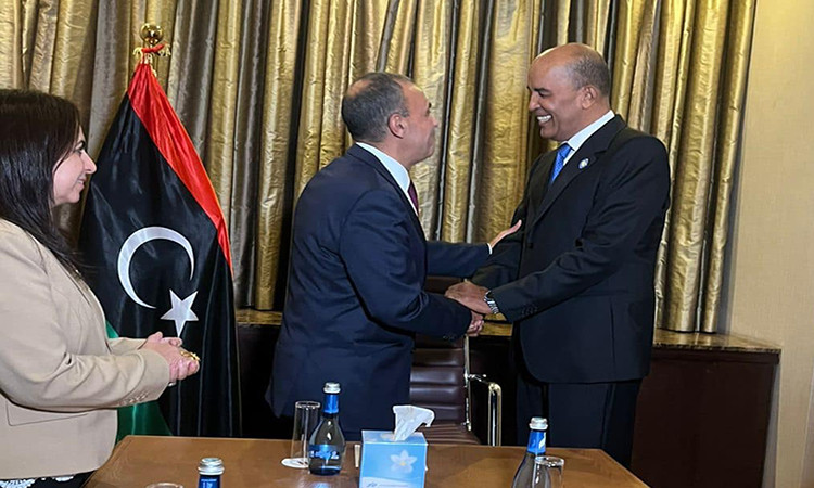 وزير الخارجية ورئيس المجلس الرئاسي الليبي