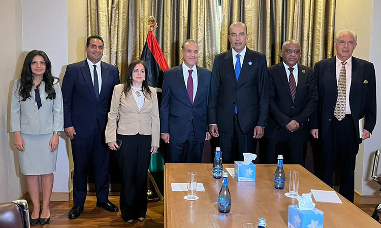 وزير الخارجية ورئيس المجلس الرئاسي الليبي