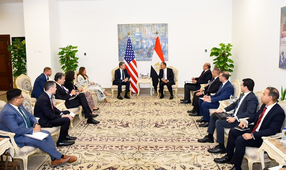 وزير الخارجية ونظيره الأمريكي