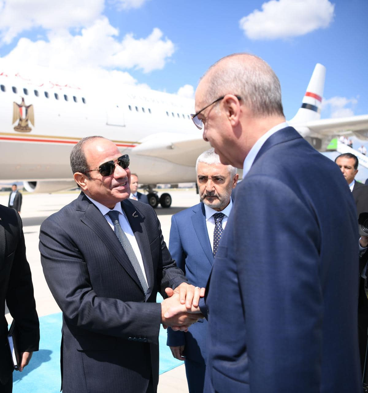 الرئيس عبد الفتاح السيسي، ونظيره التركى رجب طيب أردوغان