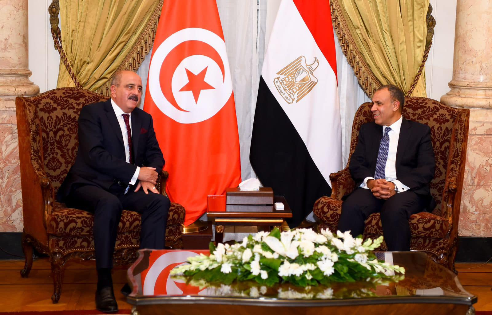وزير الخارجية ونظيره التونسي