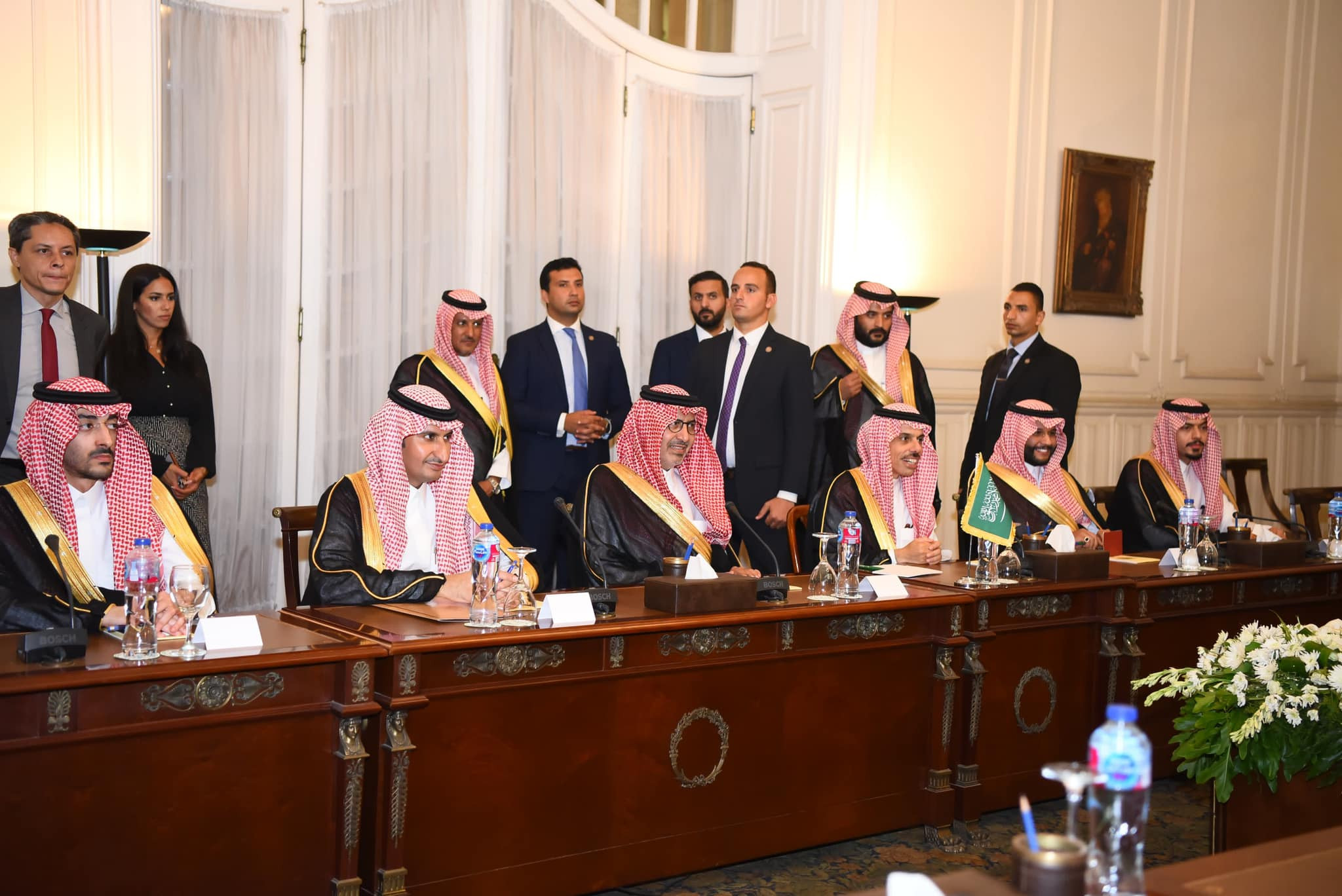 وزير الخارجية ونظيره السعودي