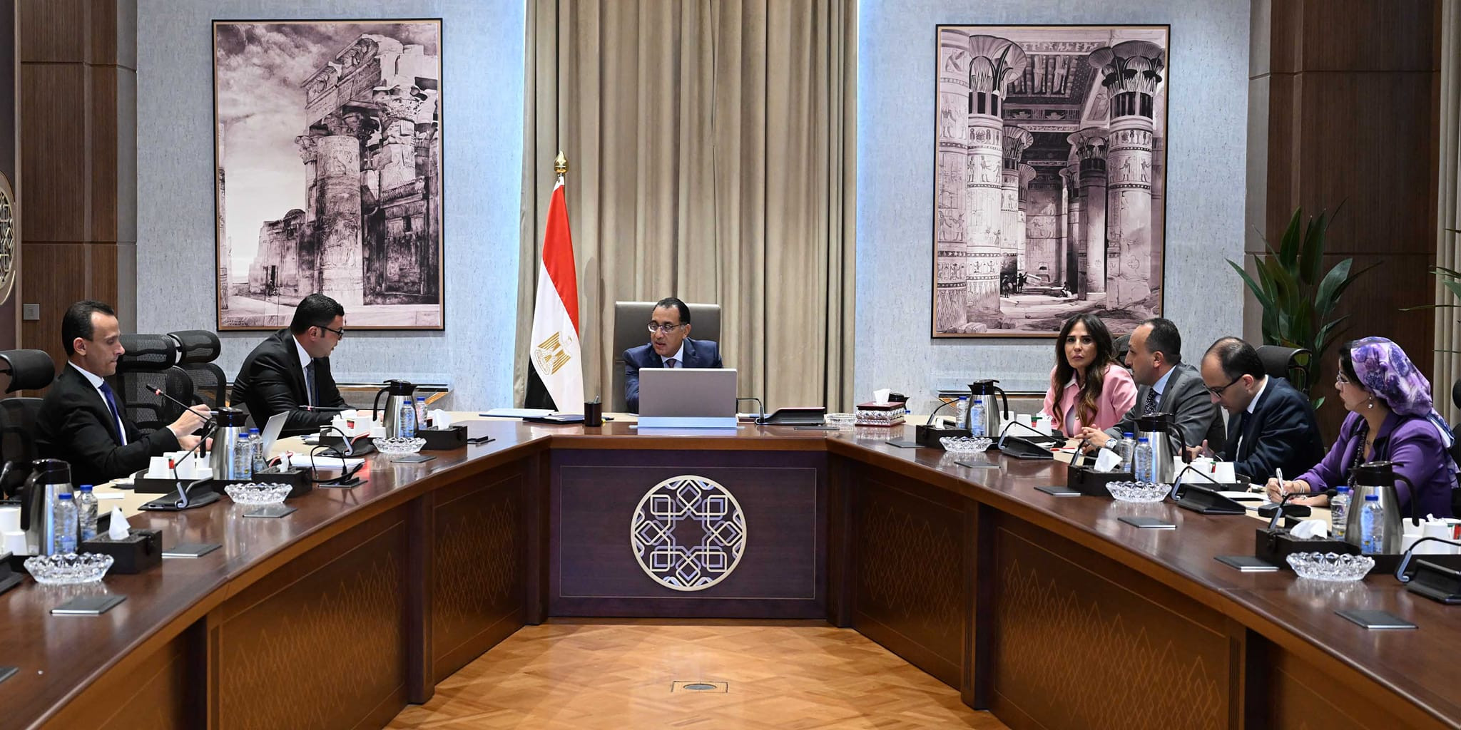 مدبولي وشربيني