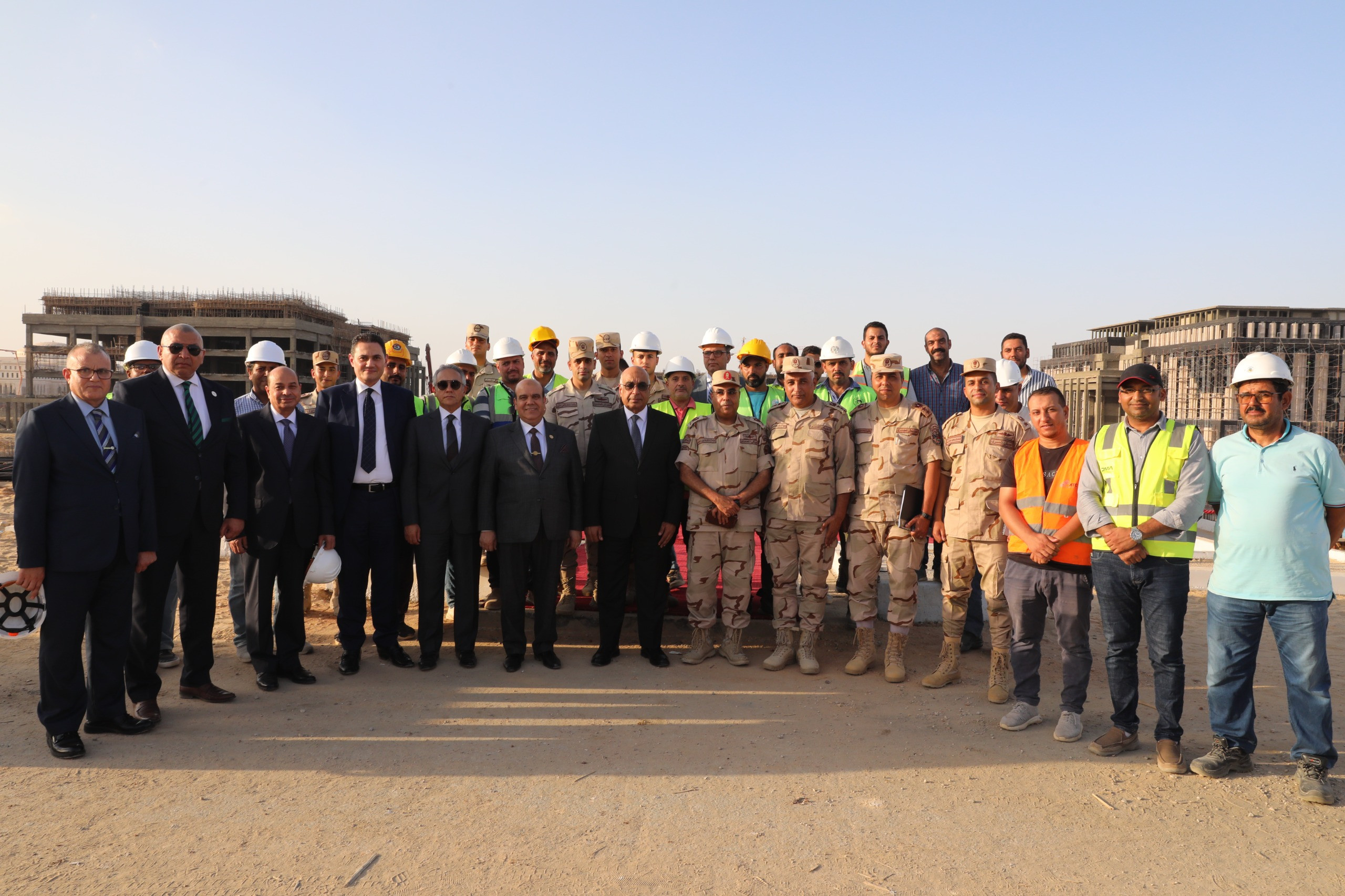 وزير العدل يتفقد مشروع مدينة العدالة بالعاصمة الإدارية الجديدة