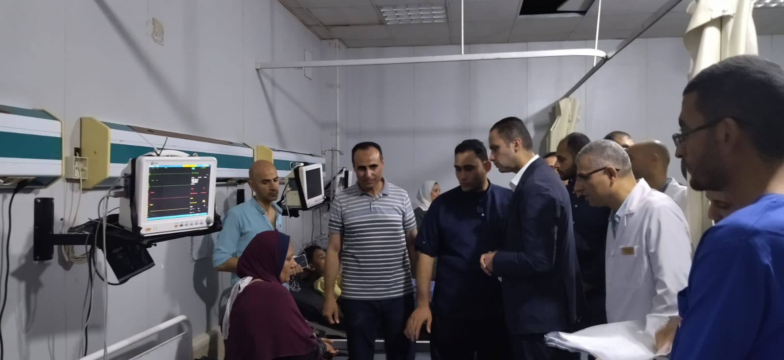 اصابات تصادم القطارين